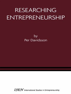 cover image of Researching Entrepreneurship